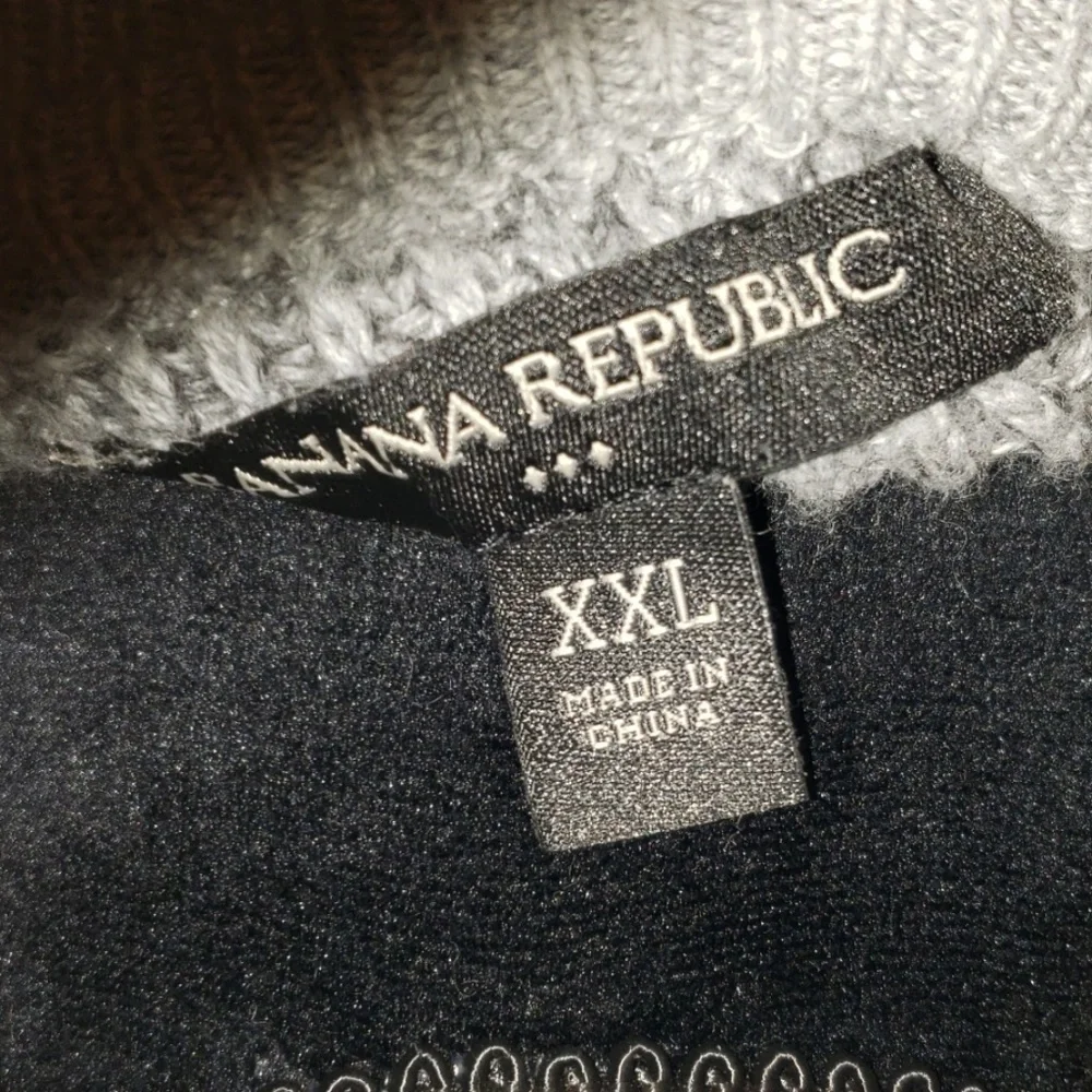 Banana republic grey oversized heavy sweater